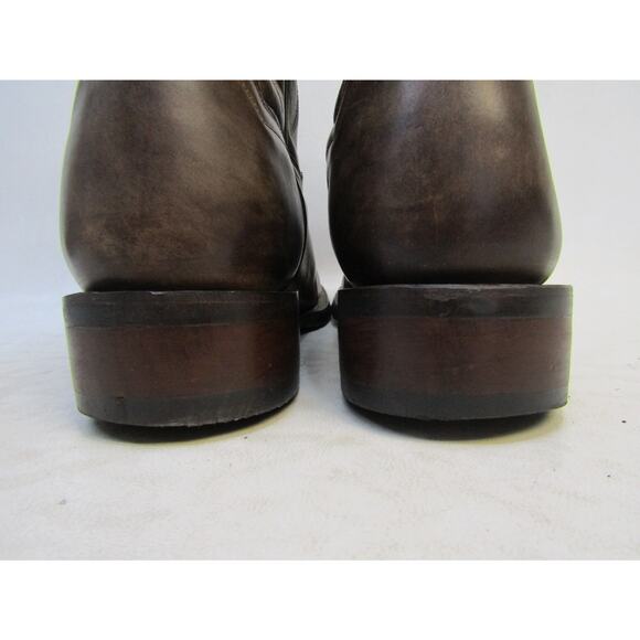 Dan Post Mens Size 9 D Brown Leather Buckaroo Western Cowboy Boots